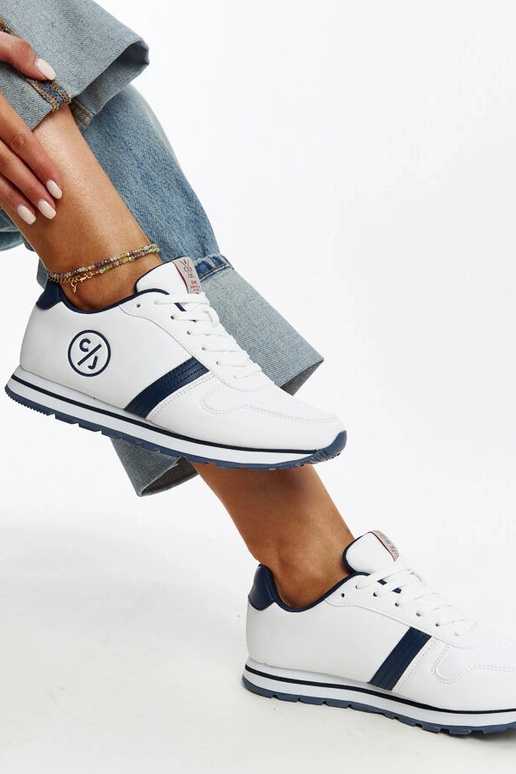 Sneakers da donna CROSS JEANS bianche...