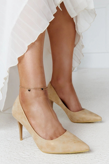 Szpilki metalliche dorate...