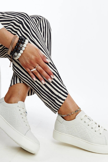 Sneakers in pelle beige Sireen