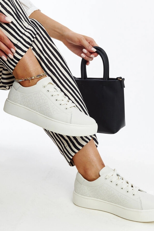 Sneakers in pelle beige Sireen