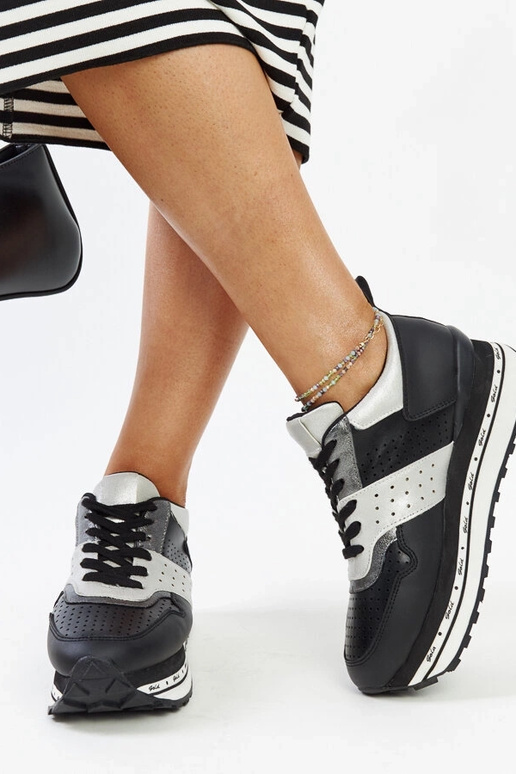 Sneakers nere con suola alta Askalua