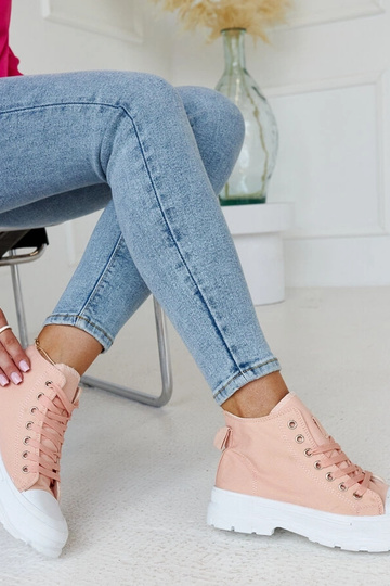 Sneakers alte rosa chunky... 2