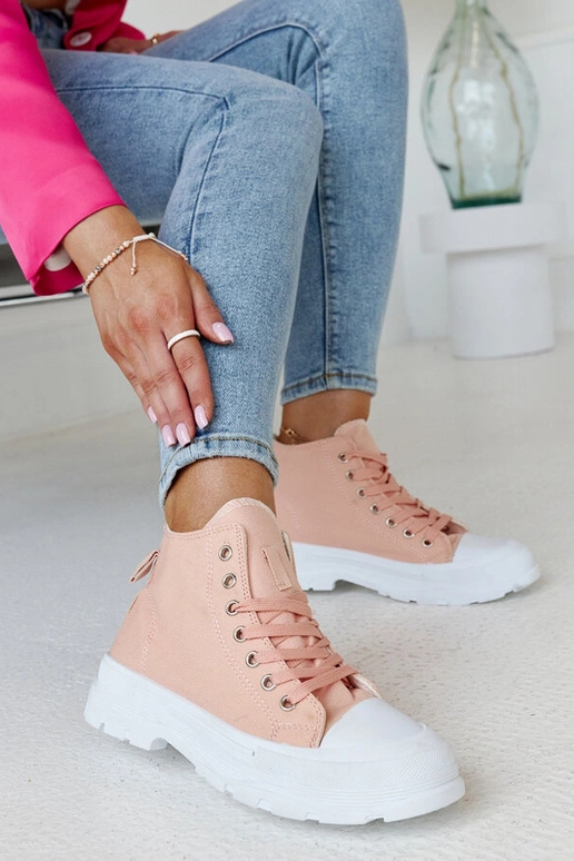 Sneakers alte rosa chunky Alhandra