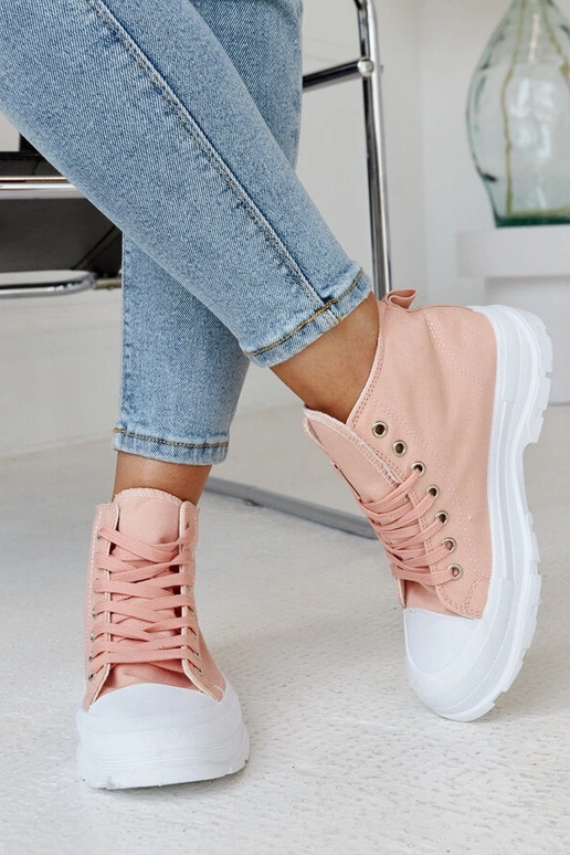 Sneakers alte rosa chunky Alhandra