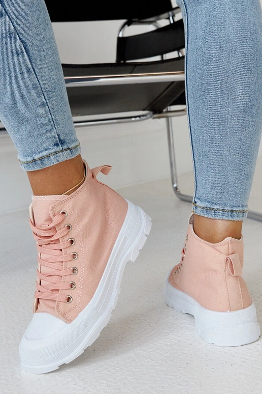 Sneakers alte rosa chunky Alhandra