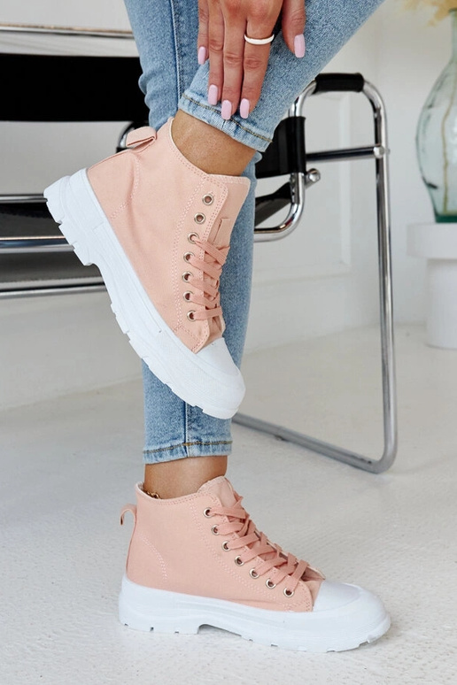 Sneakers alte rosa chunky Alhandra