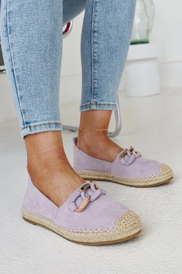 Espadrillas a catena viola di Radwan