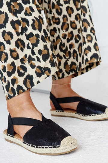 Espadrillas nere aperte di Tharn 2