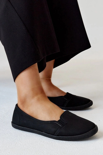 Scarpe sportive nere allacciate in pelle sintetica Wordana 2
