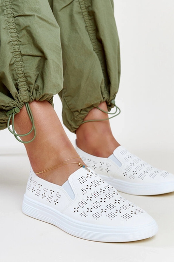 Sneakers slip-on bianche Hilal