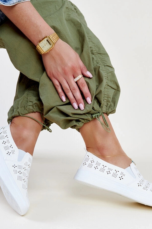 Sneakers slip-on bianche Hilal