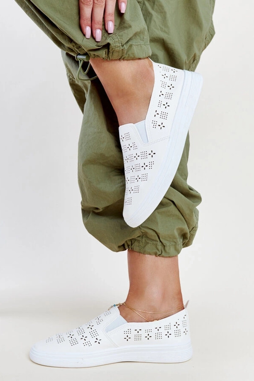 Sneakers slip-on bianche Hilal