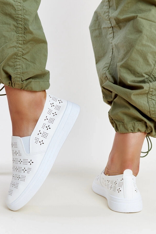 Sneakers slip-on bianche Hilal