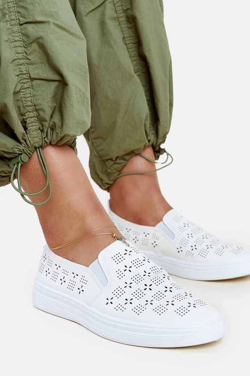 Sneakers slip-on bianche Hilal