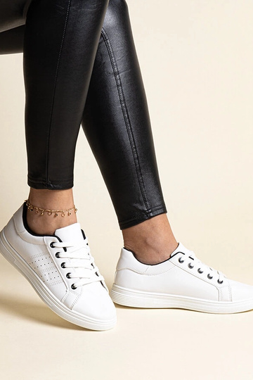 Sneakers bianche in...