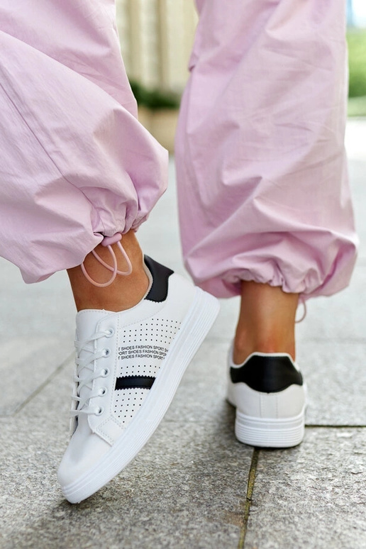 Sneakers Berdine in ecopelle nera e...