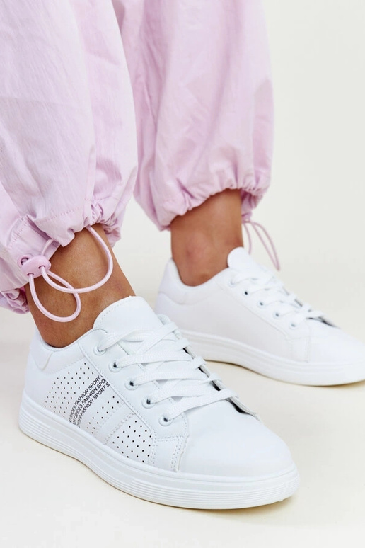 Sneakers bianche ecopelle Berdine