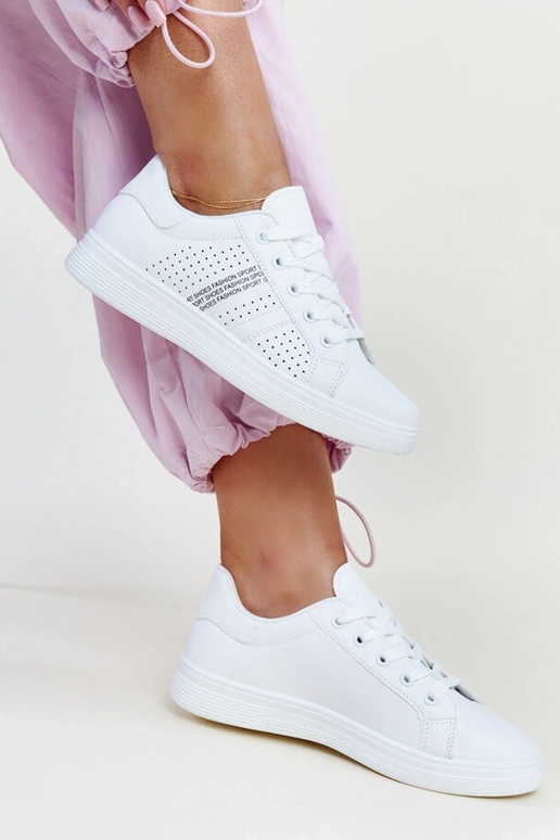 Sneakers bianche ecopelle Berdine