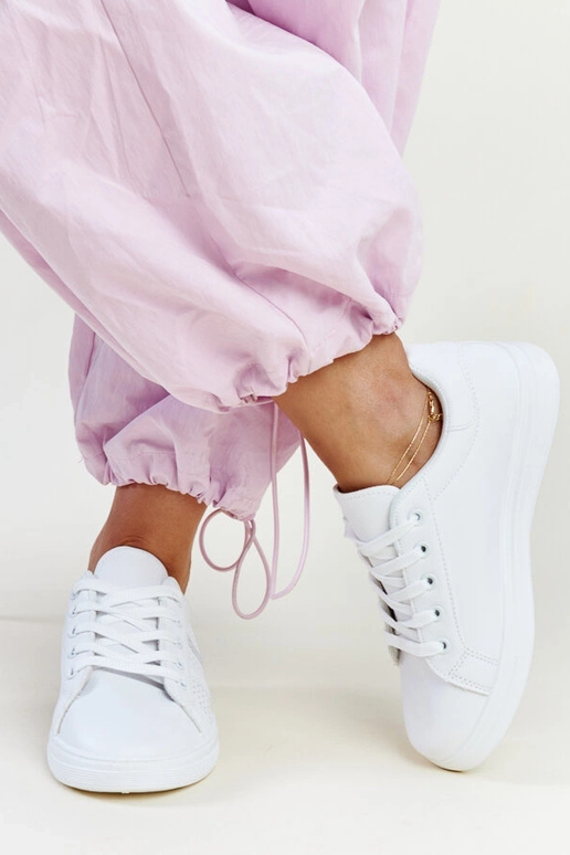 Sneakers bianche ecopelle Berdine