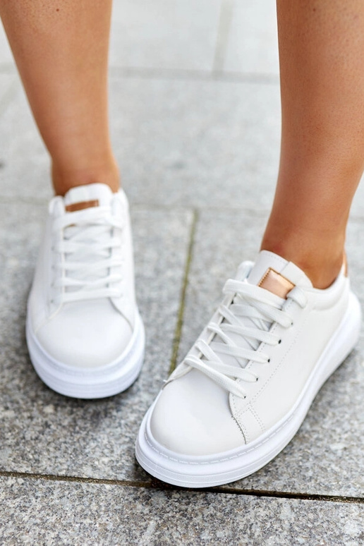 Sneakers bianche con suola spessa Ivalu