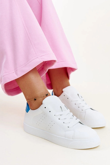 Sneakers Akila bianche e blu 2