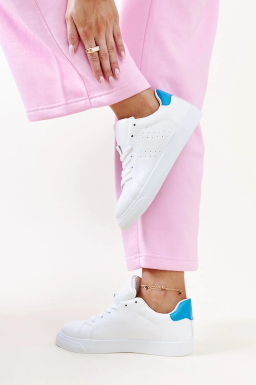 Sneakers Akila bianche e blu