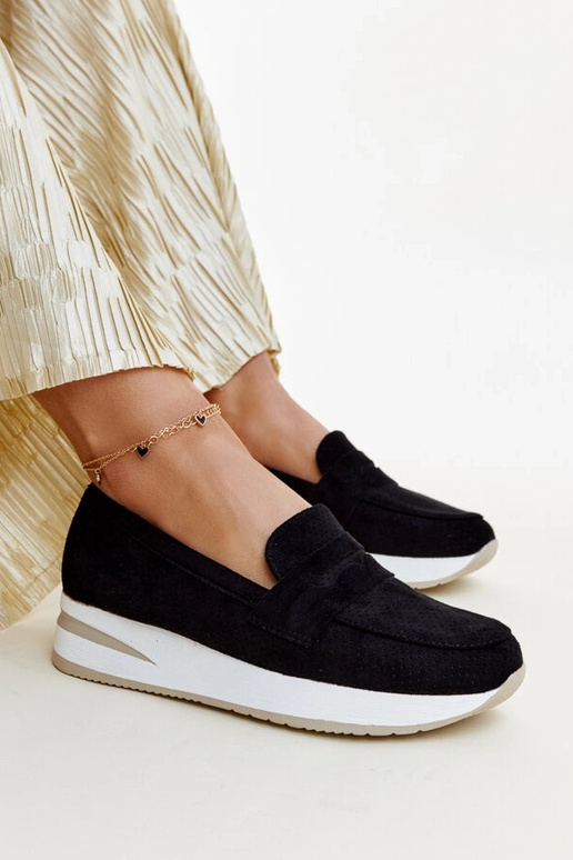 Scarpe Muna nere traforate