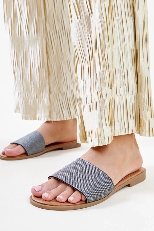 Infradito Anilsa nere lucide