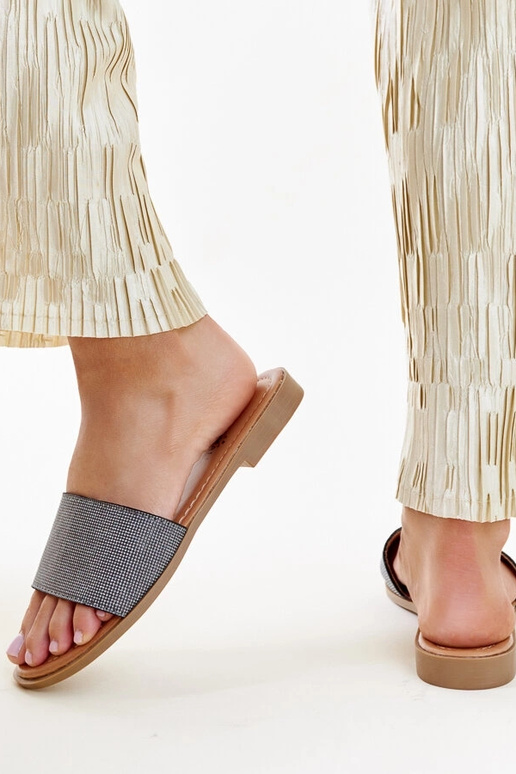 Infradito Anilsa nere lucide