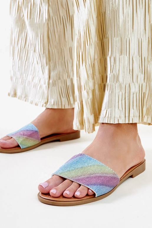 Infradito lucide multicolori Anilsa