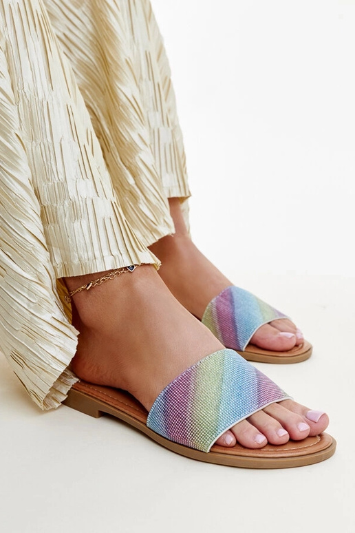 Infradito lucide multicolori Anilsa