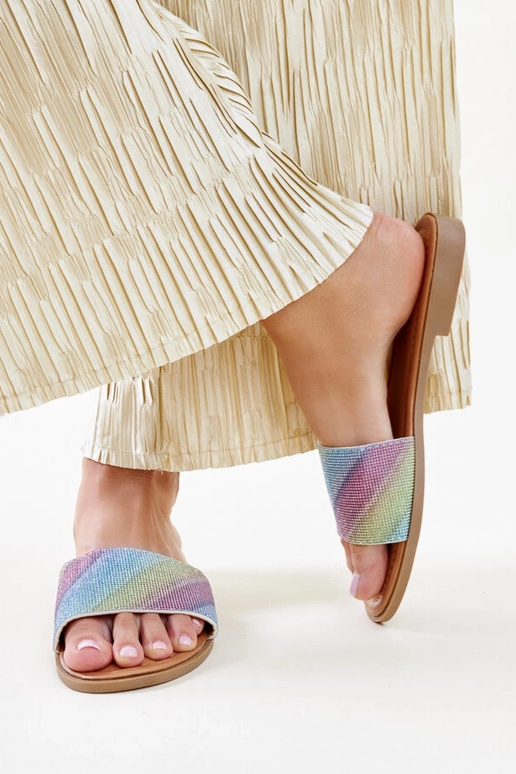 Infradito lucide multicolori Anilsa