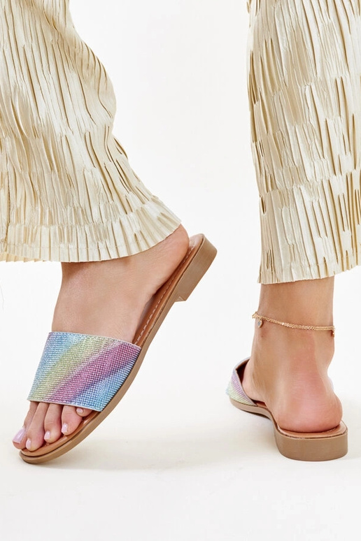 Infradito lucide multicolori Anilsa