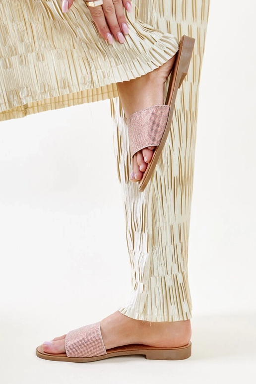 Infradito lucide marroni Anilsa