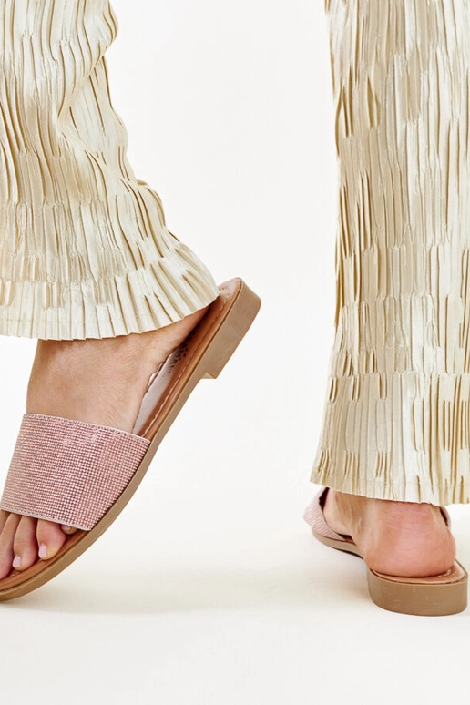 Infradito lucide marroni Anilsa