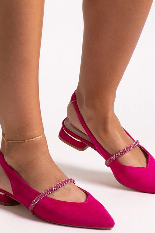 Ballerine rosa scuro con sottopiede...