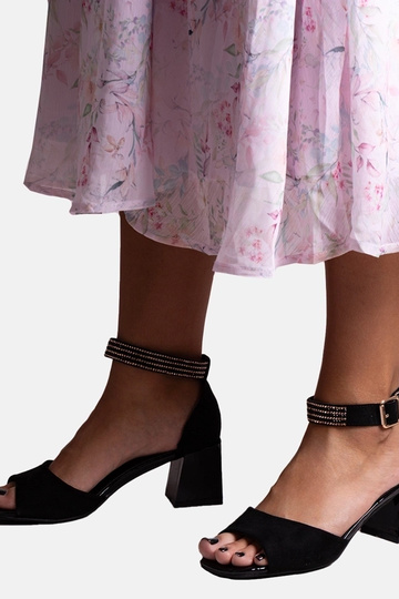 Sandali in vernice nera Athir