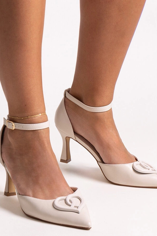 Décolleté con soletta in pelle e...