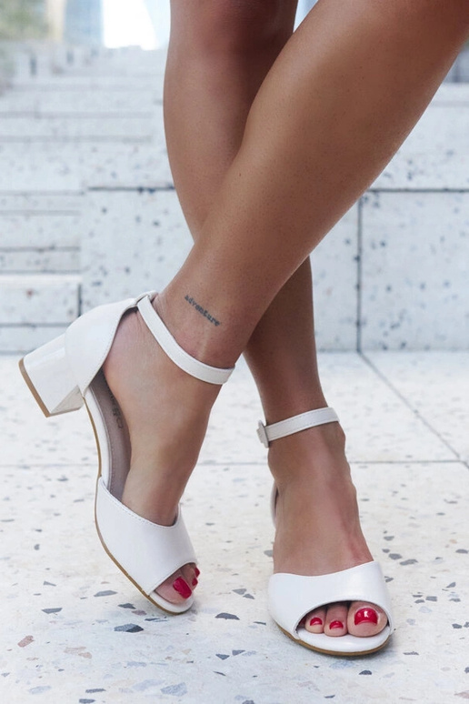 Sandali Sirin con tacco a blocco e...