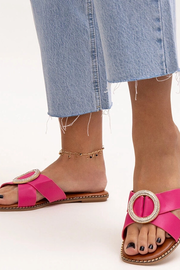 Infradito rosa decorate con... 2