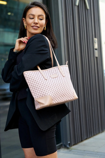 Borsa a tracolla con fantasia rosa Kesiran 2
