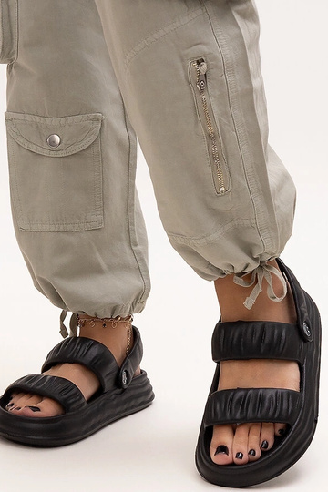 Sandali neri in schiuma con...