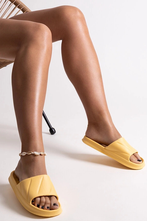 Pantofole in schiuma Primula gialla