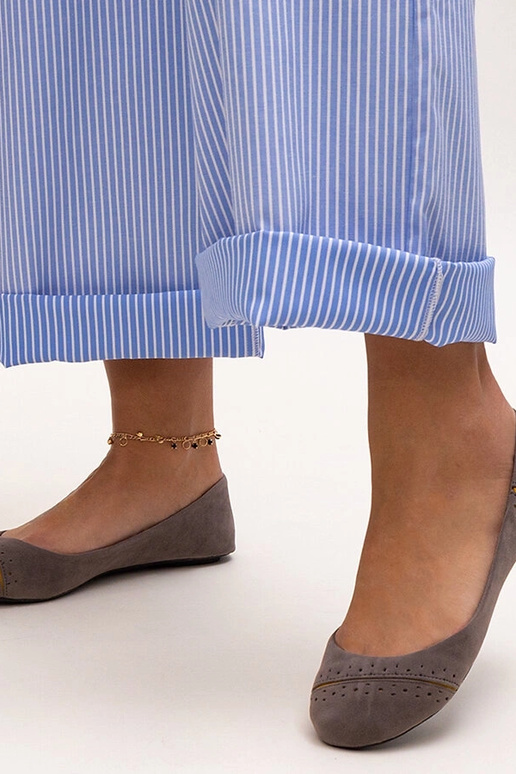 Ballerine grigie classiche Dorris