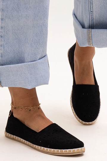 Espadrillas nere traforate Augusta 2