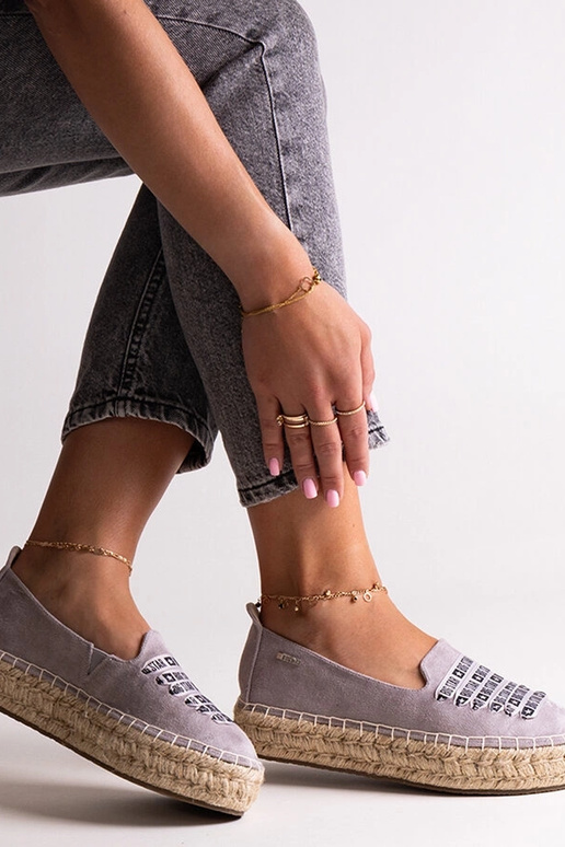 Espadrillas grigie Big Star JJ274890