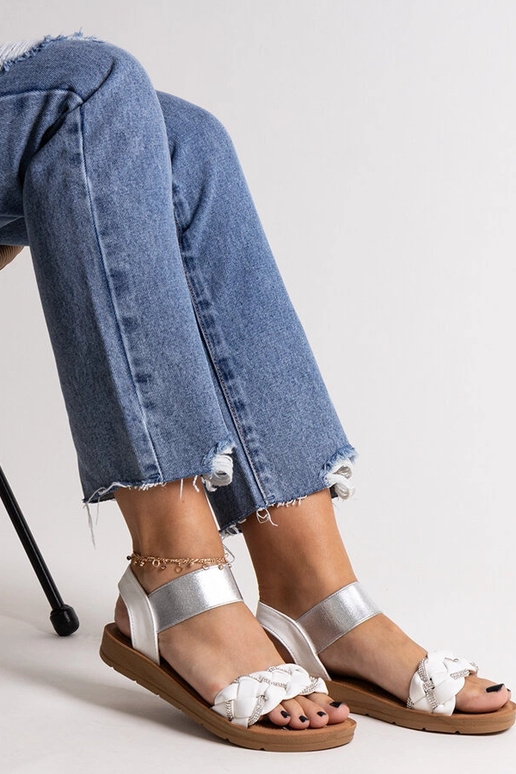 Sandali bianchi Aldona