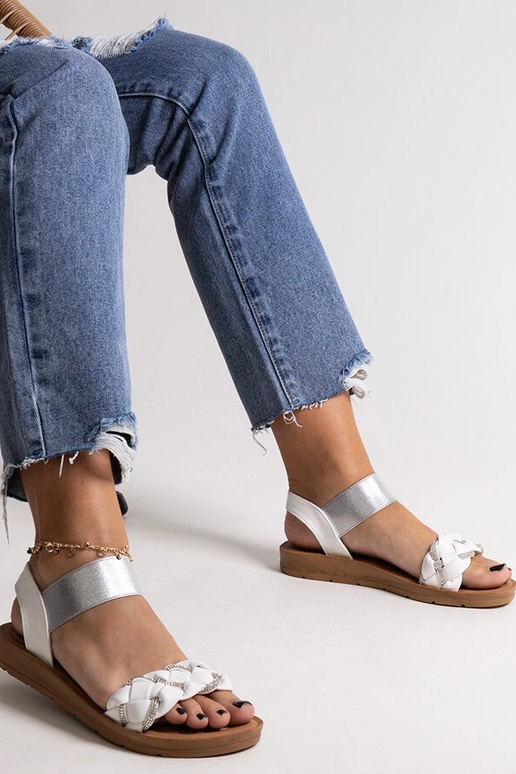 Sandali bianchi Aldona