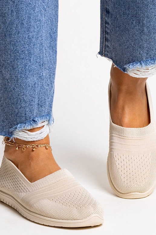 Sneakers Beige Shalha Slip-On