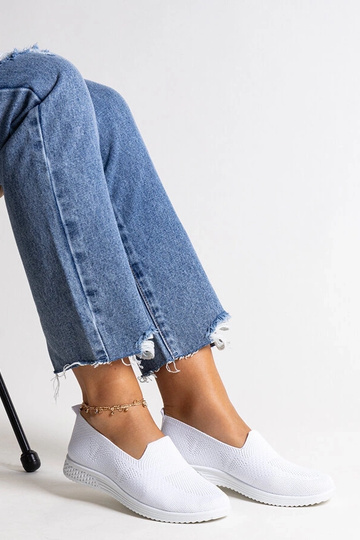 Sneakers Slip-On Abadly White 2